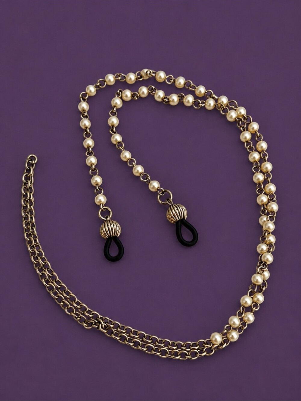 3/$30 Vintage Pearlesque Chain Eyeglasses Lanyard